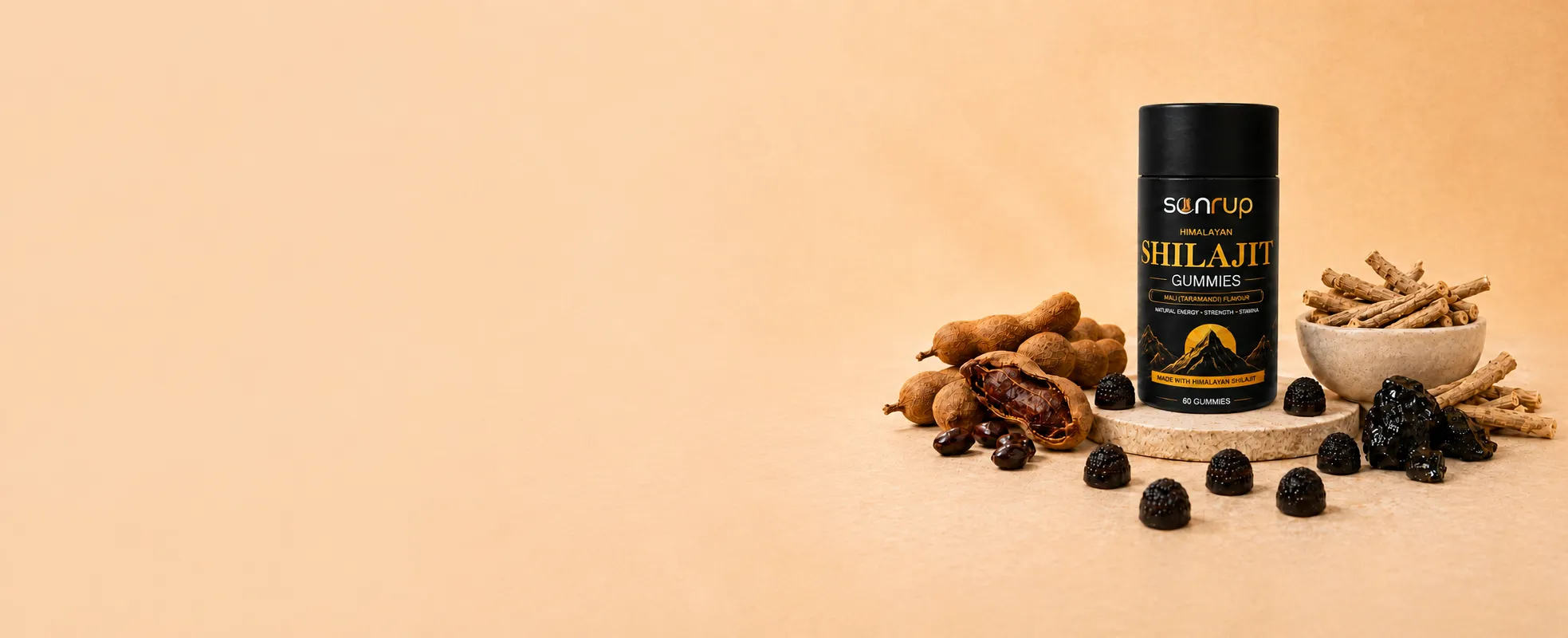 New Launch: Sonrup Pure Himalayan Shilajit Gummies with Imli (Tamarind) & Ashwagandha