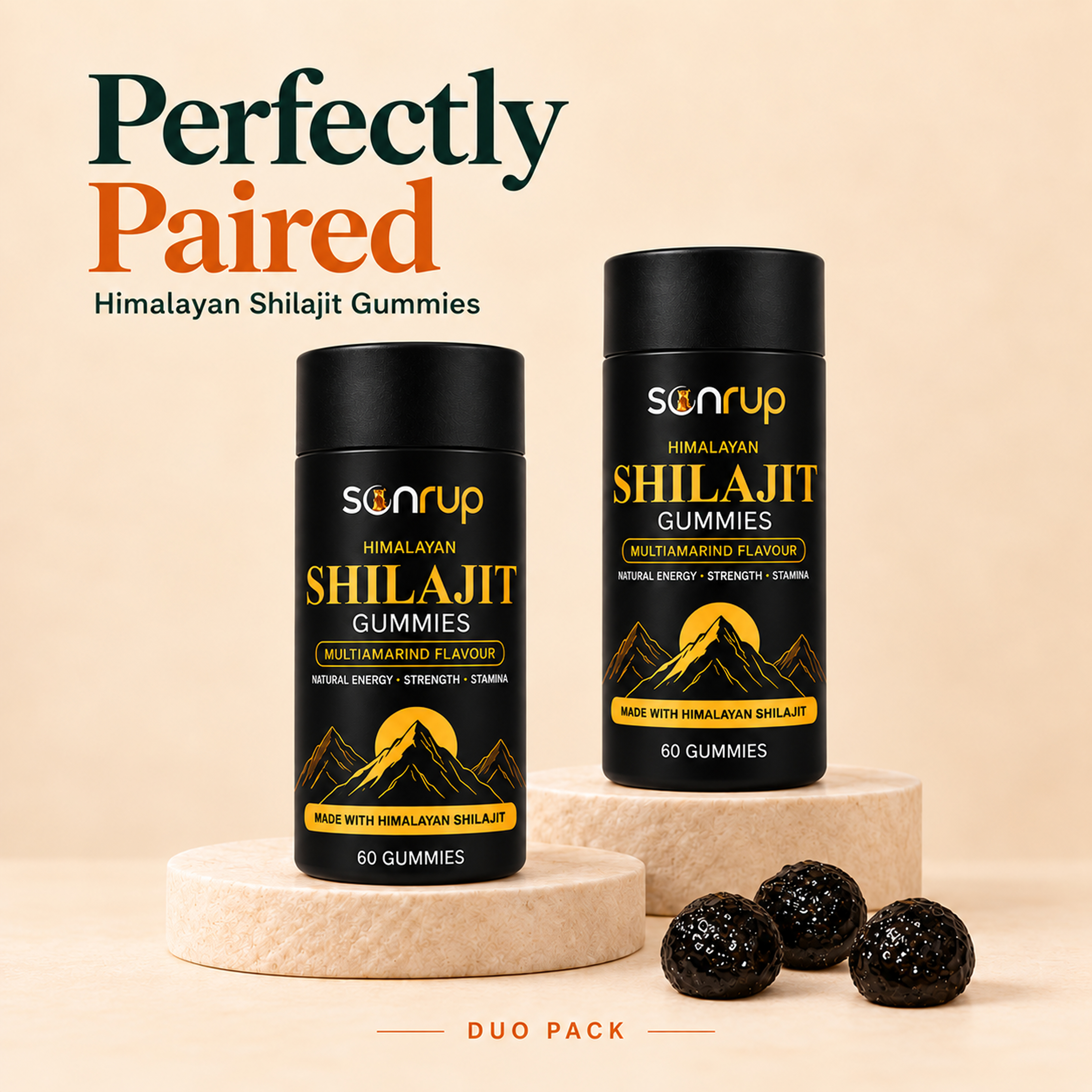 Himalayan Shilajit Gummies Double Pack 3